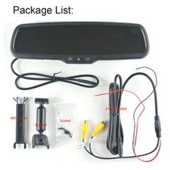4.3″ Car Rear View Mirror Monitor for Backup Camera Reversing w/ No.1 Bracket