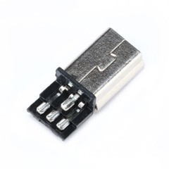 Mini USB Connector Port Male Plug Socket DIY Adapter Data Cable Line Cord Jack