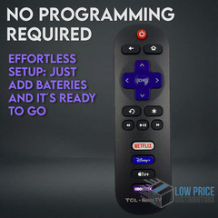 GENUINE OEM TCL 21001-00071 TV Remote Control For 65S401 58S455 55S531