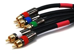 Monoprice (2773) 6ft 18AWG CL2 Premium 5-RCA Component Video/Audio Coaxial Cable