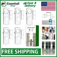 Portable 90dB Door and Window Alarm Set – Ultimate Protection 5 Pack