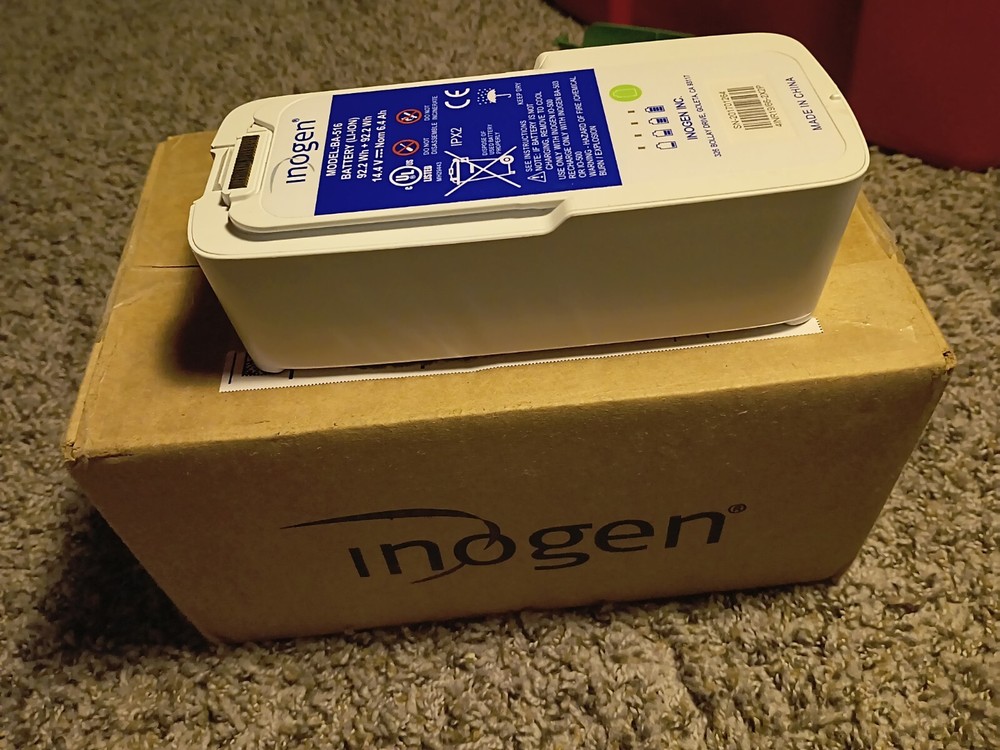 BIG SALE! Inogen G5 & Rove 6 BA-516 16-Cell Large Double Battery SAME DAY SHIP!