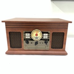 Victrola VTA-200B 6-in-1 Bluetooth Turntable Record Player CD Radio AUX – Works