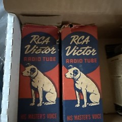 RCA Victor 6A6 Vacuum Tube New Old Stock In Original Box