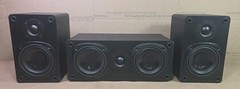 Denon SC-53C Center Speaker w/ Two SC-53S Satellite Speakers **ALL WORK GOOD**
