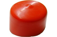 Lot of 2 Black Plastic Caps – Fits 1-1/2″ OD Tubing – Flexible End Cap 1.50″