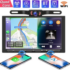 7 inch Android 12 Deck WiFi Double 2DIN Car Radio Stereo CarPlay GPS 32GB+Camera