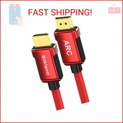 Silkland 4K HDMI ARC Cable for Soundbar, 4K 60Hz HDMI 2.0 Cable 6.6ft, (18Gbps,