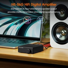 HiFi Mini Class D Digital Amplifier Stereo Home Desktop Power Amp TPA3116 60Wx2