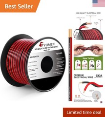 Heavy-Duty 40FT 18 Gauge Hookup Wire for LED Lights & Electrical Applications
