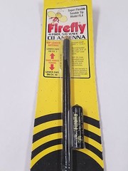 Firestik Firefly FL4 Black 4 ft Flex Fiberglass CB Radio Antenna w/ tuneable tip