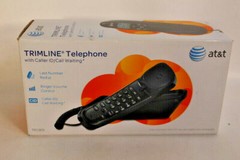 AT&T Trimline Telephone Black In Original Box