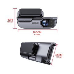 GPS 4K Dash Cam Wireless WiFi Front Car DVR Camera Video Recorder G- Sensor