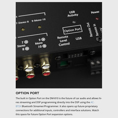 AudioControl DM-810 DSP Matrix Digital Signal Processor 8-CH Input/10-CH Output