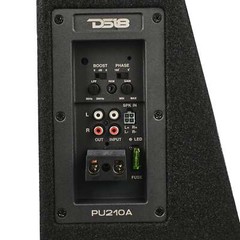 DS18 PU210A Amplified Dual 10″ Subwoofer Shallow Enclosure For Pick-Up Trucks