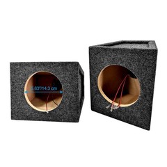 SDX 6.5″ Wedge Speaker Enclosure w. Internally Pre-Wired Fast-On Terminal(Pair)