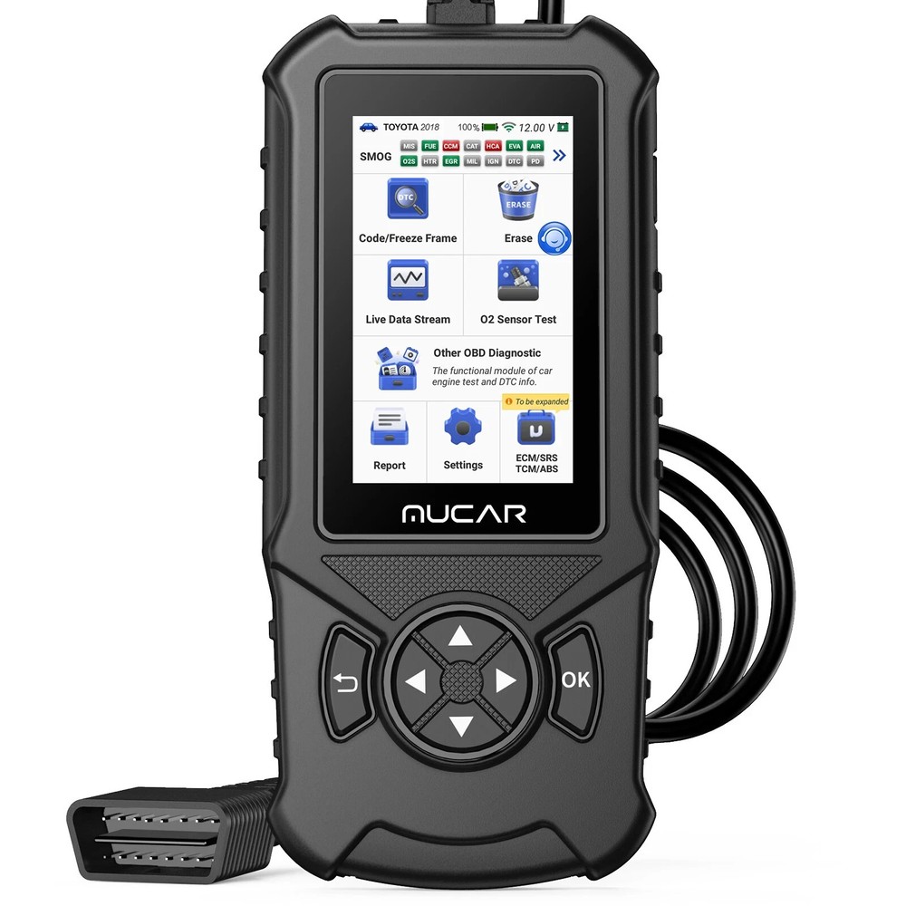 MUCAR CDE900 Car Diagnostic Scanner ABS SRS OBD2 Code Reader Check Engine Tool