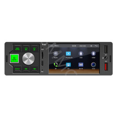 4.1in Car Radio Stereo Bluetooth Single 1Din CarPlay Android Auto TF/AUX/USB/FM