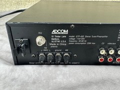 Adcom GTP-450 Stereo Tuner Preamplifier FM AM Audiophile Fully Tested Working