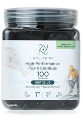 Soft Foam Earplugs, 33 dB NRR, (50 1 Count (Pack of 50), Black