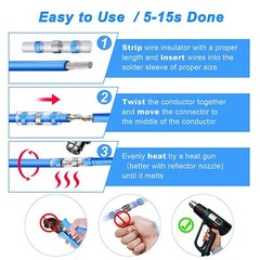 340/50Pcs Solderstick Waterproof Solder Wire Connector Kit Original Top Quality
