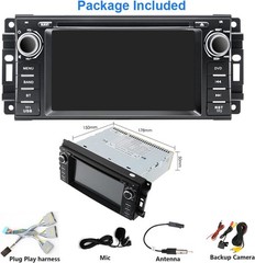 For Dodge RAM 1500 2500 3500 2009-2012 CarPlay GPS Car Radio Stereo DVD Player