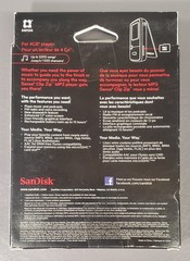 *NOS/SEALED* Sandisk Sansa Clip Zip MP3 Player, 4GB/Blue, FREE SHIP!