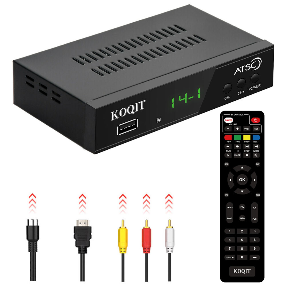 HDMI OTA Free tv cable box Atsc Tuner HD digital converter box Recorder Receiver