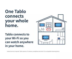 Tablo – 4th Gen, 4-Tuner, 128GB Over-The-Air DVR & Streaming Player – White
