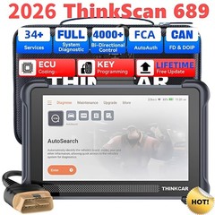 ThinkScan 689 OBD2 Auto Bidirectional Full System Diagnostic Scanner K.ey Coding