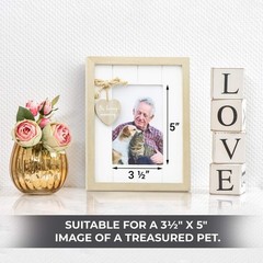 Rustic Wood Family, Friend or Pet Memorial 8×6.25 Inch (Pack of 1), Brown