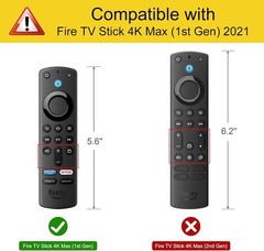 Remote Case for All New Fire TV Stick 2020 (3rd Gen) Anti Slip Silicone Cover