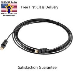 Toslink Digital Audio Optic Cable Optical Cord For HDTV DVD PS3 HD xBox TV 3ft