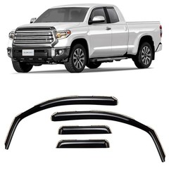 in-Channel Incredibly Durable Rain Guards for Toyota Tundra For Tundra 07-21