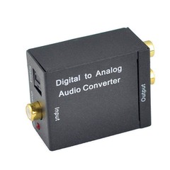 Digital SPDIF Optical Toslink Coax to Analog RCA Audio Converter + 1M Cable USA