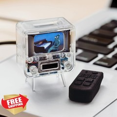 TinyCircuits TinyTV 2 Clear Mini TV