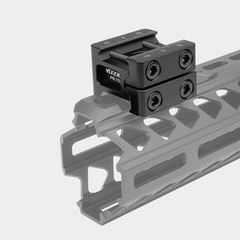 Yueoct Metal Picatinny to 35.5×35.5×25.4mm / 1.4×1.4×1.0in, Black