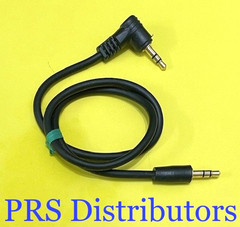 3.5mm Stereo Angle Male Mini Plug to 3.5mm Male Audio Cable 18″