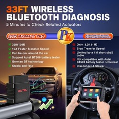 Autel MaxiCOM MK808BT PRO OBD2 Car Diagnostic Scanner Full System Bi-Directional