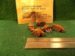 (5) Vintage CINCH Small Signal Transistor Sockets 2 Screw Hole Mount NOS USA