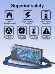 2A Adapter Charger For Caroma 560W Electric P6 48V Lithium-ion Battery