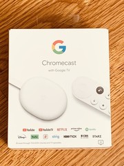 Google Chromecast with Google TV 4K Streaming Media Player Snow – New Sealed