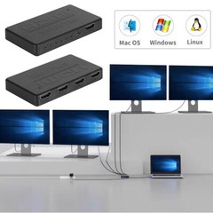 4K HDMI 1080P 2.0 Cable Repeater Mirror Splitter Amplifier HUB Box 3D 1 In 4 Out