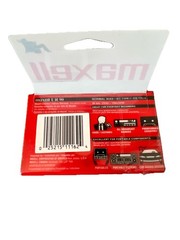 Maxell UR-90 Blank Audio Cassette Normal Bias Type I 90 Minute 2 Pack New Sealed