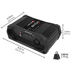 STETSOM BRAVO FULL 1.2K 1OHM 1200 W – USA DEALER – SAME DAY SHIPPING