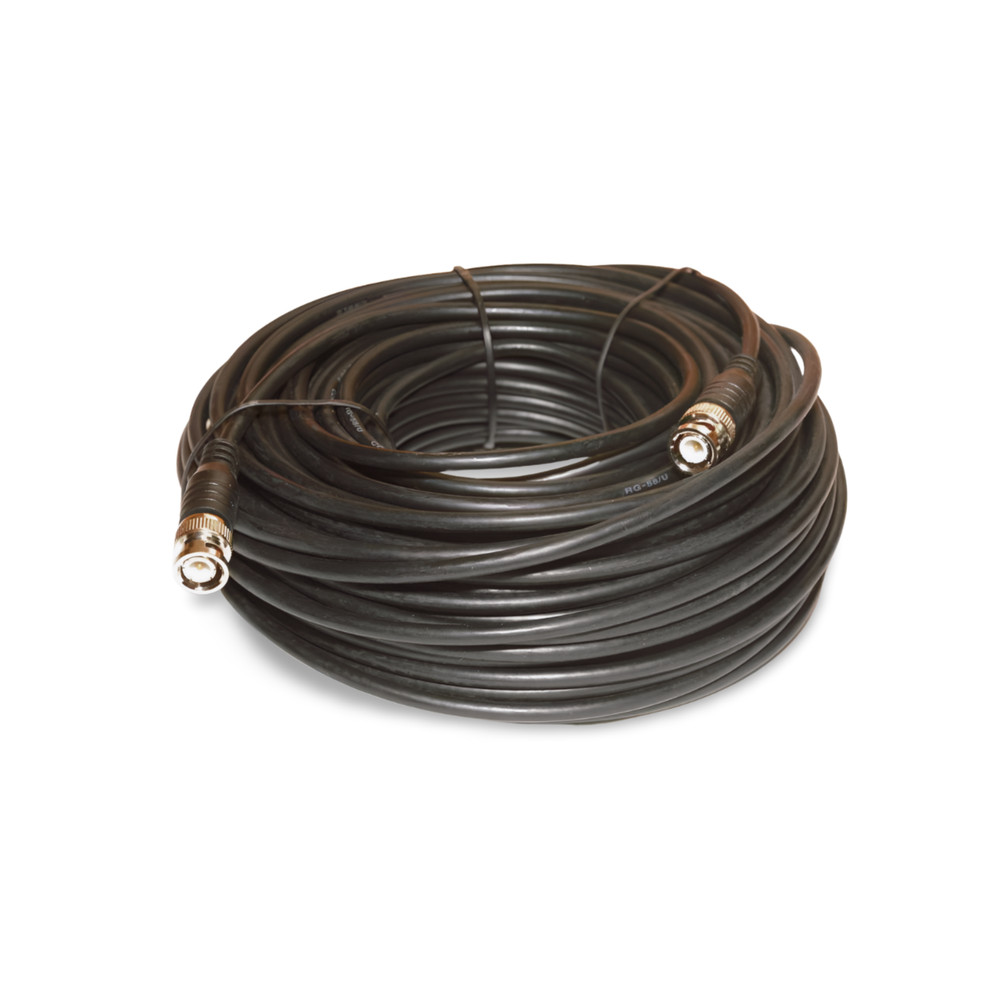 100ft BNC Twist On Male to Male RG58 Coax Cable 50 Ohm – Black
