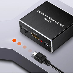 4K * 2K HDMI Stereo Audio Video Extractor Converter HDMI+ Optical SPDIF 3.5mm n