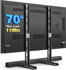 Universal TV Stand for 20-70 inch Flat Curved TVs, Height