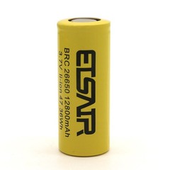 2pcs ETSAIR 26650 Battery 12800mAh 3.7V Li-ion Rechargeable Cell For LED Torch