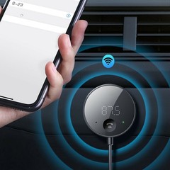 USB Bluetooth 5.0 Wireless Car FM Transmitter Aux Stereo Audio Receiver Adapter